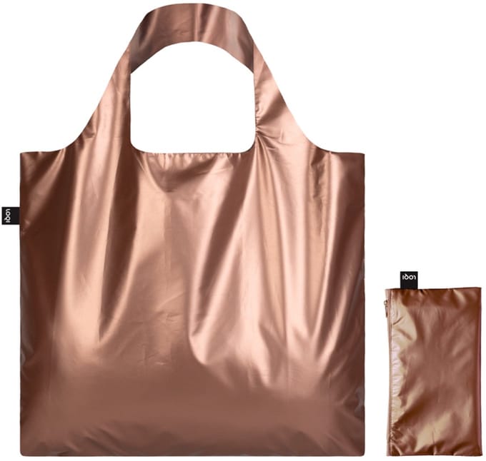 LOQI Bag Large - Rose Gold Metallic