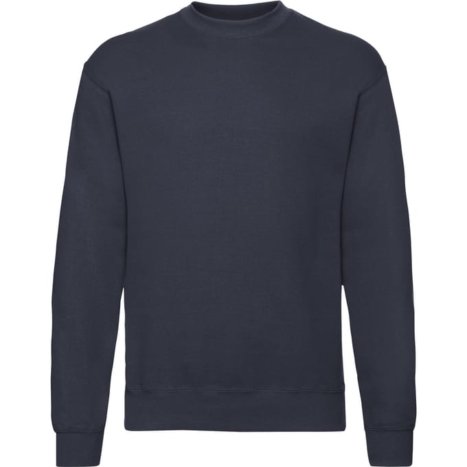 Fruit Of The Loom Heren Klassieke Drop Schouder Sweatshirt (Deep Navy)