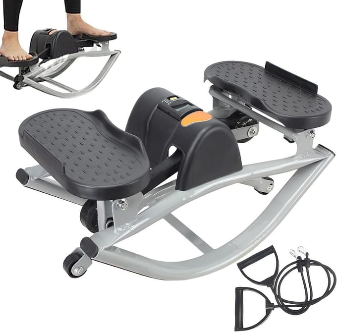 Stappentrainer met Banden - Mini Stepper - Full Body Workout - Dynamische Stapactie - Tot 113 kg - Niet gespecificeerd