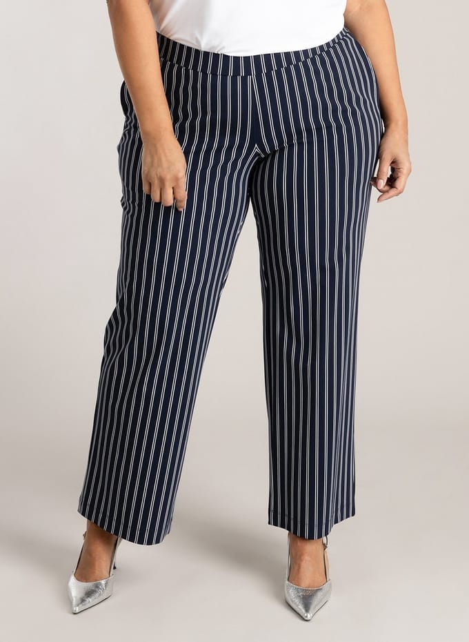 COLLETTA Nadine Bottoms - Dark Blue/White - maat 0(46)
