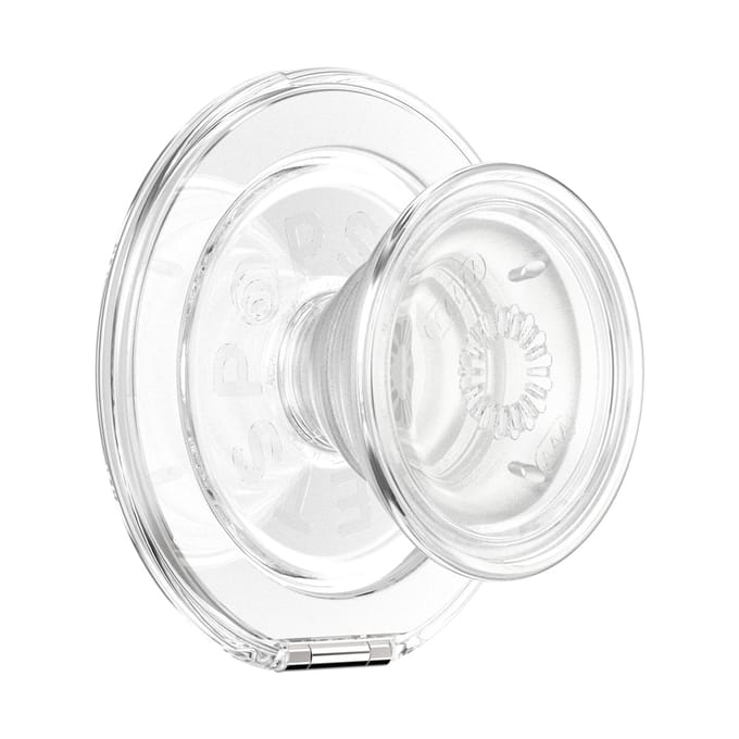 PopSockets PopGrip met Magnetische Ring Kick-Out & Stand - Clear