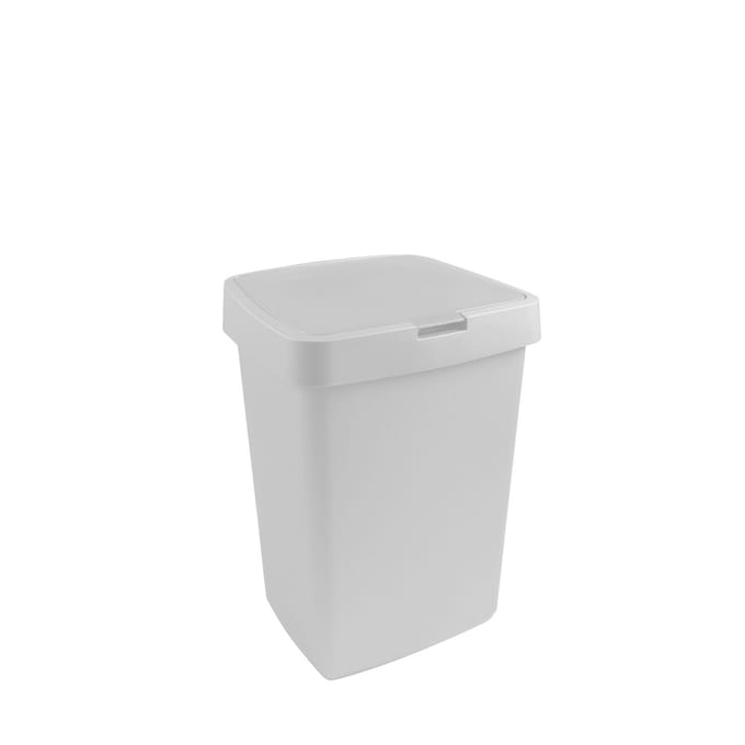 Sunware - Delta prullenbak klep 25L wit - 32,3 x 28,1 x 45,2 cm