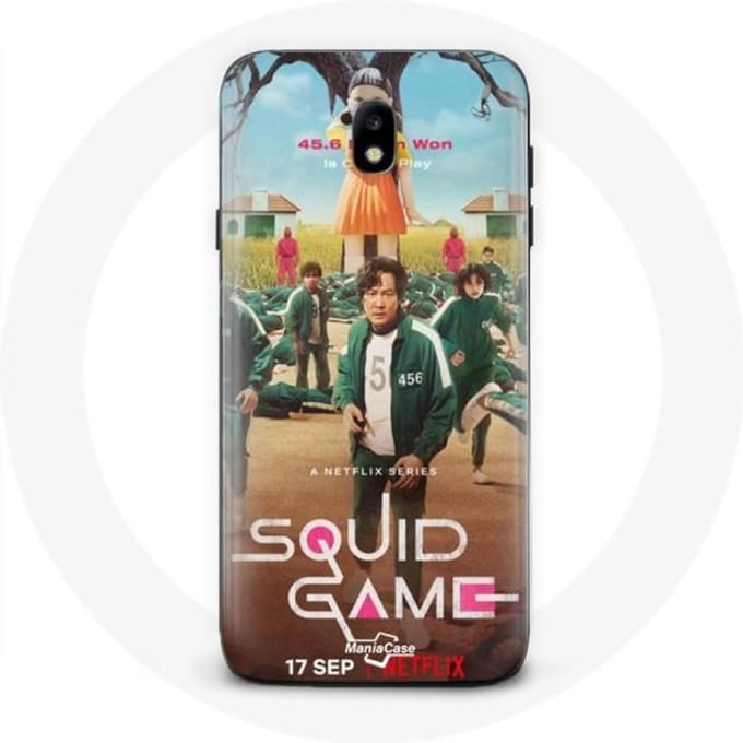 Case voor Samsung Galaxy j7 2017 Squid Game Series Spelers Soldaten Pop