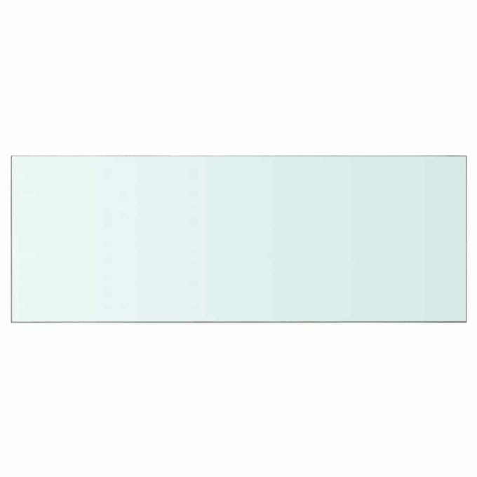 vidaXL - Schappen - 2 - st - 80x30 - cm - glas - transparant