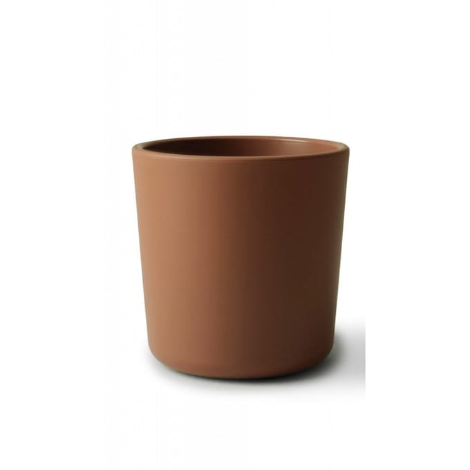 Siliconen drinkbeker - Mushie - BPA vrij - Caramel - set 2