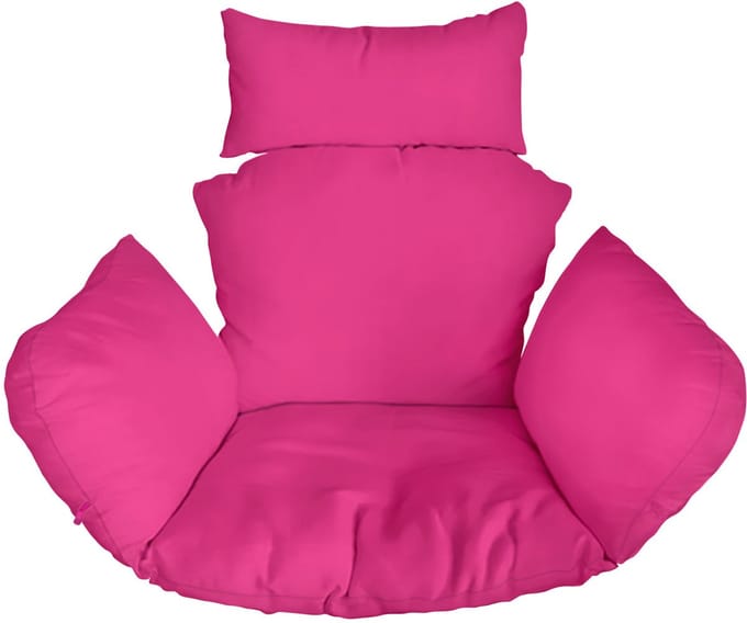 FEROCITY - Hangstoel Kussen - Hangstoelkussen - Tuincocon Kussen - Schommelkussen - Polyester - Roze
