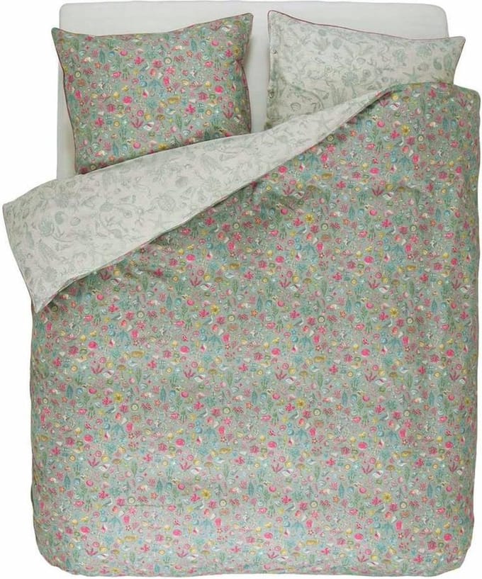 PiP Studio Little Sea Dekbedovertrek - Lits-jumeaux - 240x200/220 cm - Green