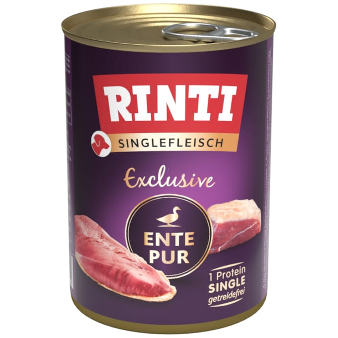 Rinti - Eenpersoonsvlees 12x400g - Pure eend