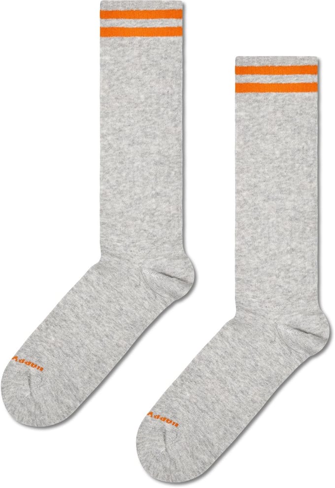 Happy Socks Solid Sneaker Sock - unisex sokken - grijs - Unisex - Maat: 41 - 46