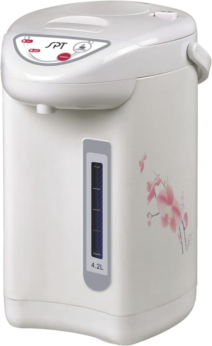 Warmwaterdispenser - Waterkoker - Direct Warm Water - Dubbel Pompsysteem - 42 Liter - Gebroken Wit