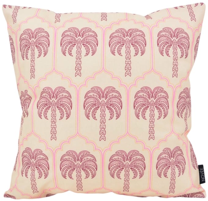 NOVÉE Sierkussen summer palm outdoor | 45x45 cm | katoen/polyester