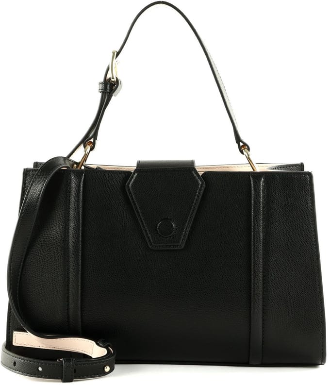 FURLA Leren Handtas Riva Tote Nero Zwart