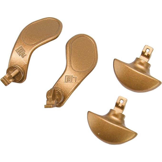 4 stuks Game Controller Achterknoppen Professionele Vervangende Metalen Achterknoppen voor PS5 Edge goud