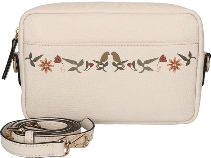 Leather Design Schoudertas Revival Vintage Lola Off White