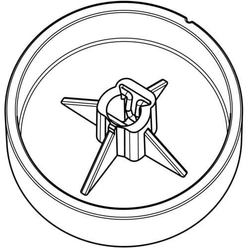 AEG thermostaatknop, kompleet, zijdescherm 2651086171