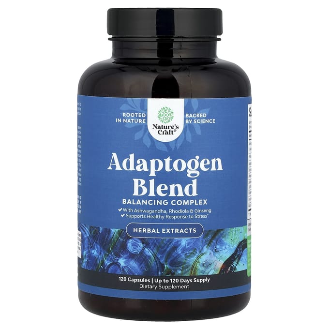 Nature'S Craft, Adaptogeen Mengsel, 120 Capsules