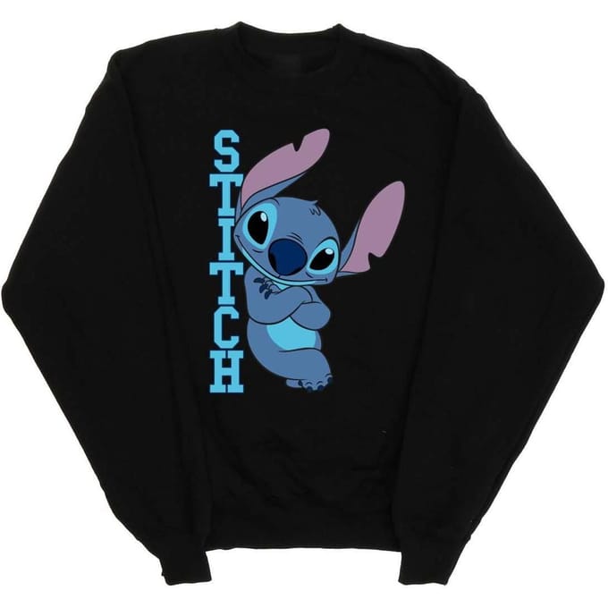 Disney Meisjes Lilo en Stitch Posing Sweatshirt (Zwart)