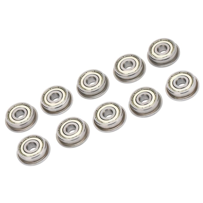10 Stuks Printer Kogellager Mini Metaal Dubbel Afgeschermd Flens 3D Printen Mechanische Onderdelen white