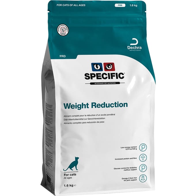 3x1,6kg Cat FRD Weight Reduction Specific Kattenvoer