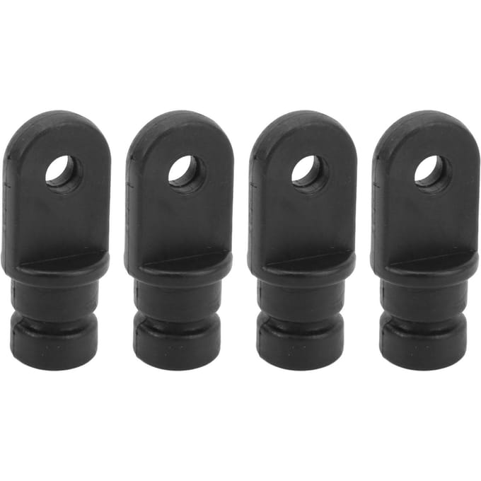 4 Stuks Biminitop Fitting Nylon Ooguiteinde Top Biminitop Hardware Afdekkap voor Marine Boot 58 gray