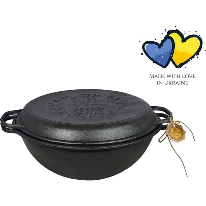Maysternya Gietijzeren dutch oven 8 liter zwart
