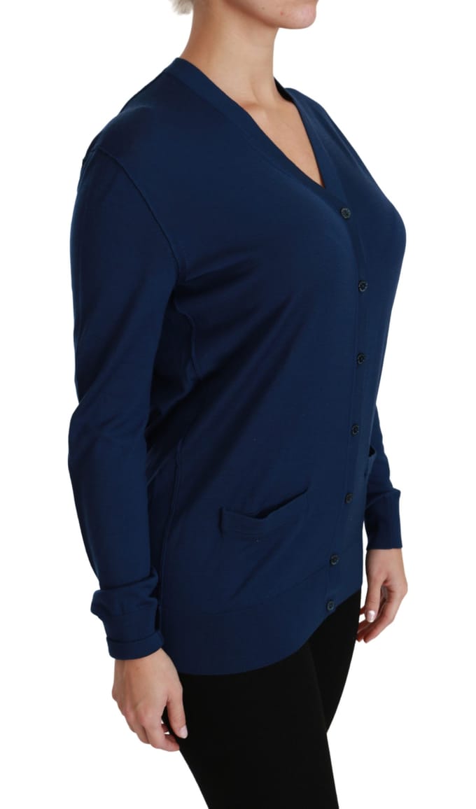 V-hals Merinowol Cardigan