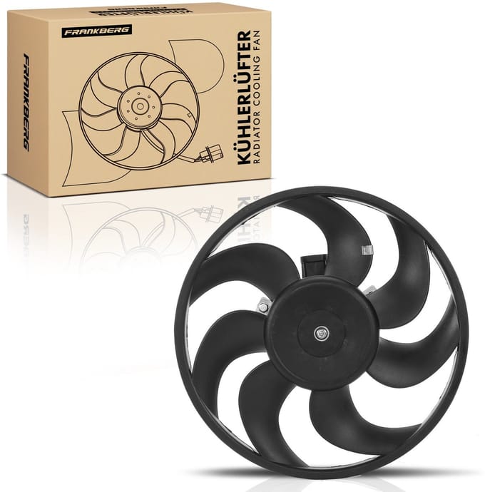 Frankberg 1x Motorradiator enkele ventilator