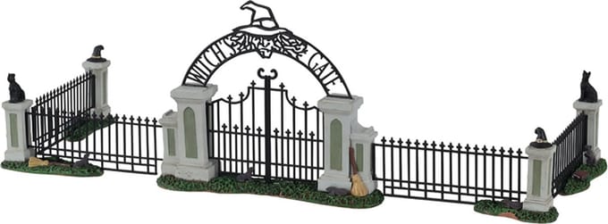 Lemax - Witch Gate, Set Of 5 - Kersthuisjes & Kerstdorpen