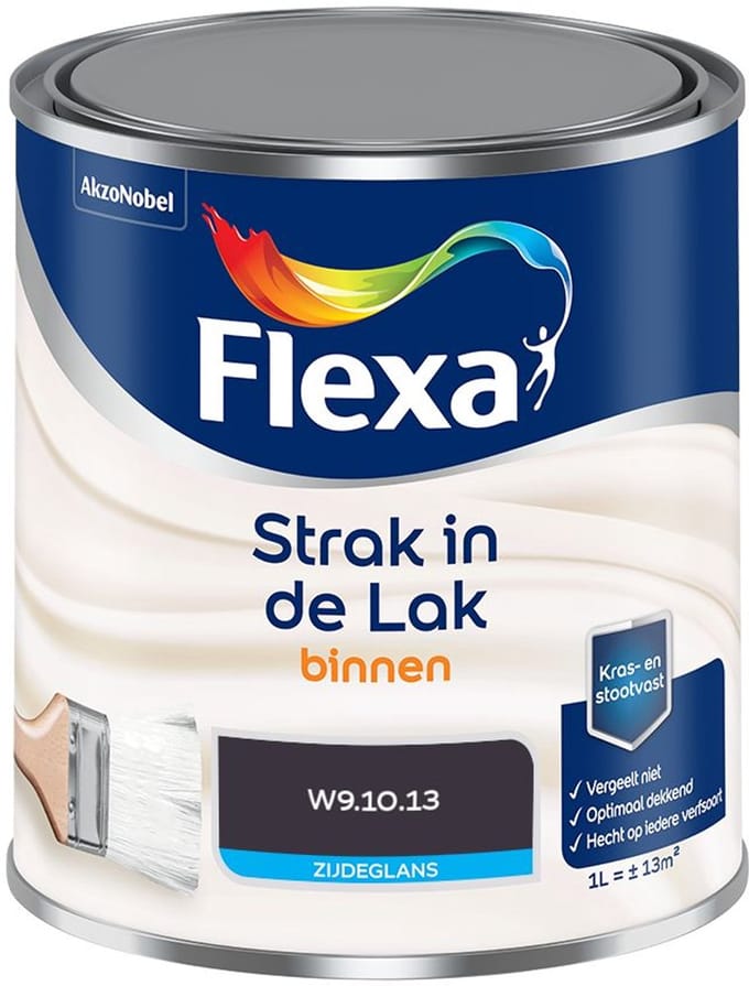 Flexa - Strak In De Lak Binnenlak Zijdeglans - W9.10.13 - Mengverf - 1 L