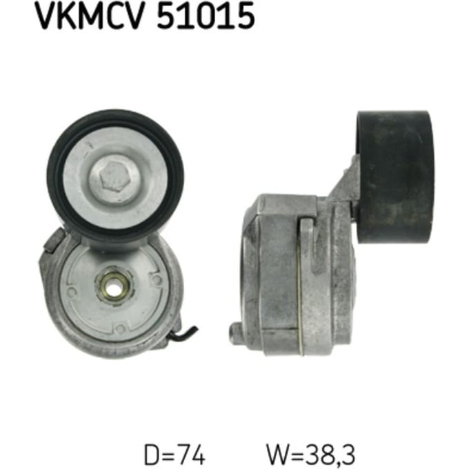 Spanpoelie, V-riem SKF VKMCV 51015