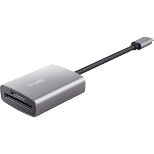 Trust DALYX – USB–C Kaartlezer – Ondersteunt SD- en microSD-kaarten – Compact Design – Plug & Play