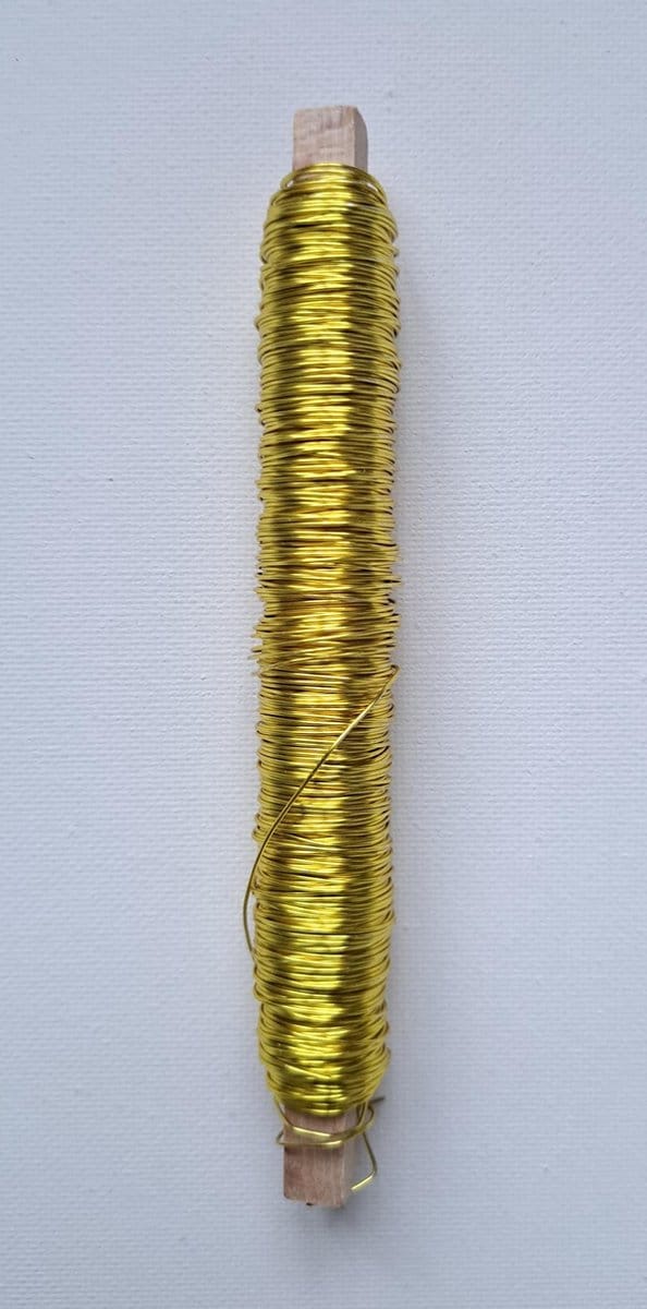 Wikkeldraad - Lemon - 1 Stuks – 0.50 mm x 50 m - 100 g - WIK-009