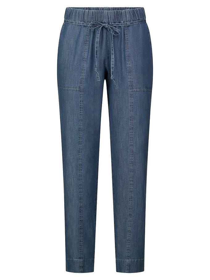 Enkellange jeans Van Peter Hahn denim