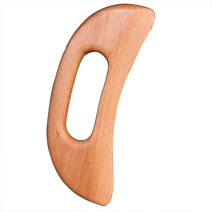 Outil Gua Sha en bois, planche à gratter, outil de Massage, planche de Massage Guasha amincissante, grattoir Gua Sha, outil de thérapie de Massage corporel brown