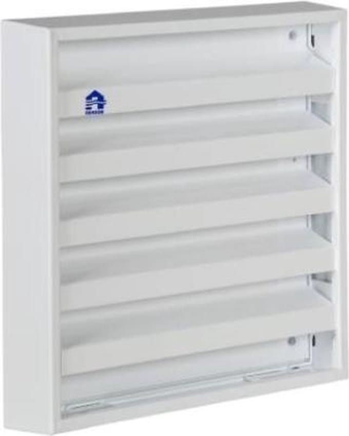 Renson muurrooster opbouw 165 x 165 mm wit