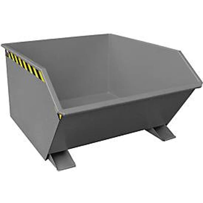 Kiepbak type GU, 1000 liter, grijs