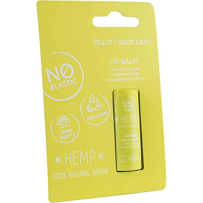 Beauty made easy Papertube Lipbalm Hemp - Lipbalsem.