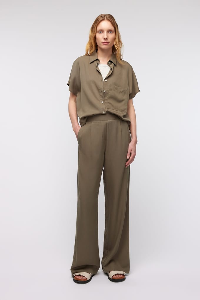 Knitted Jade Top Sage Taglia: XL | Magliette intime Outlet | Donna | Verde