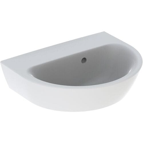 Geberit Renova hand wash basin 45 x 36 cm without tap hole with overflow 500.495.01.1