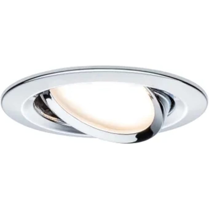 Paulmann Inbouwspot Led Coin Slim Kantelbaar Chroom 6,8w