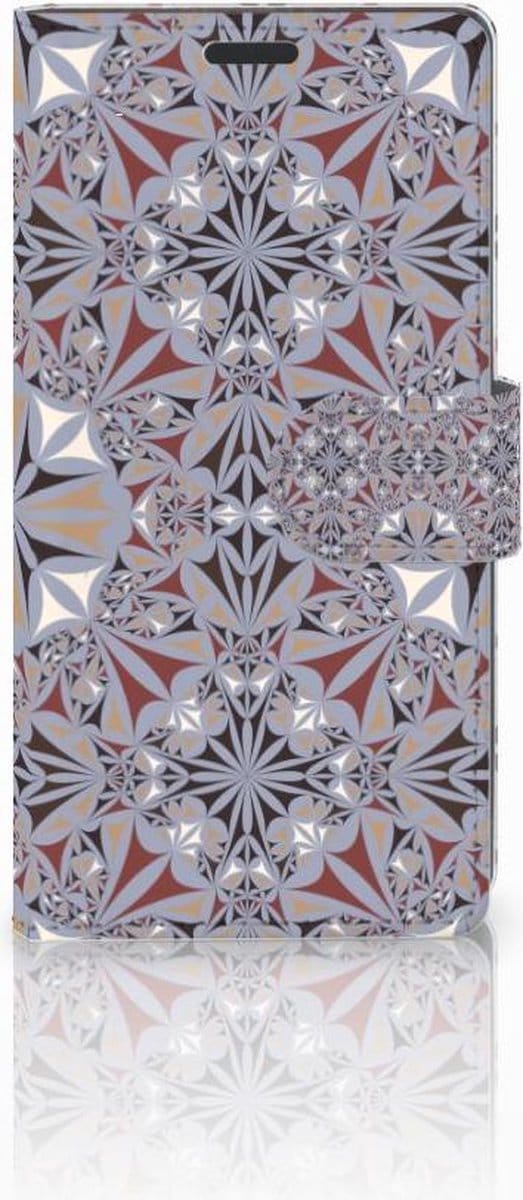 Sony Xperia Z3 Bookcase Flower Tiles