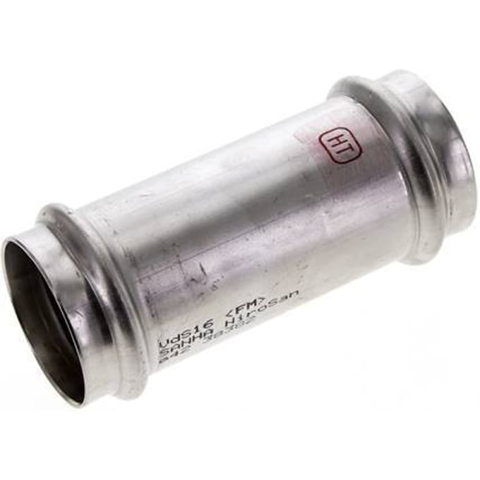 Perskoppeling - 42mm Persmof - RVS Lang