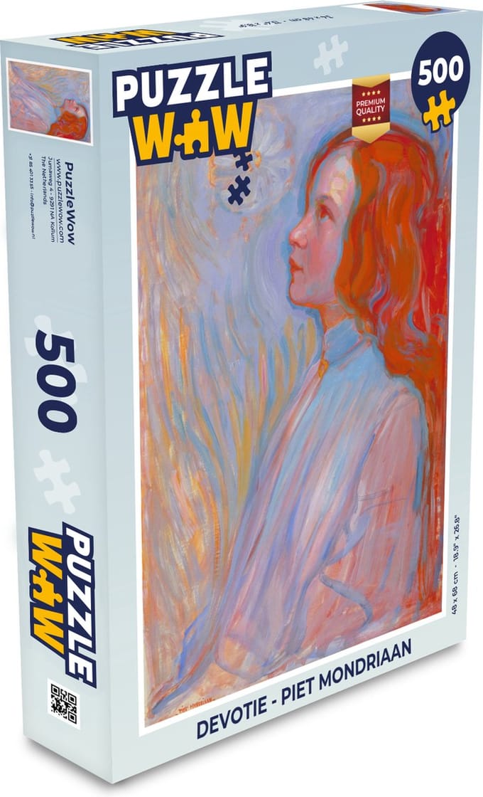 Puzzel Devotie - Piet Mondriaan - Legpuzzel - Puzzel 500 stukjes