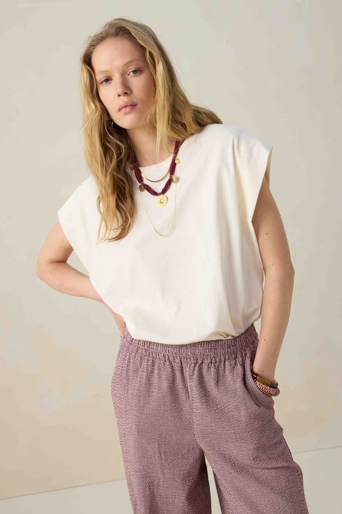 Sissy-Boy - Wit boxy t-shirt