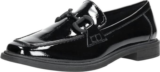 Marco Tozzi Mocassin Mocassin - zwartlak - Maat 39
