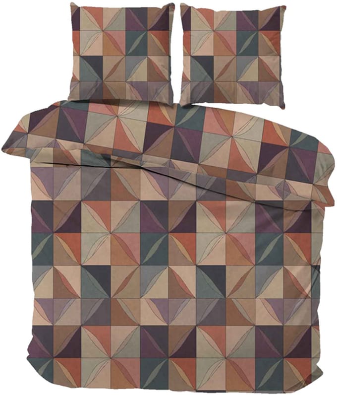 iSleep Dekbedovertrek Joris - Eenpersoons - 140x200/220 cm - Multi