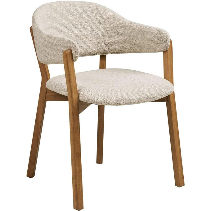 House Nordic Eetkamerstoel Dunkirk - Beige Incl. Armleuning
