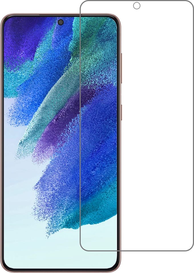 Screenprotector - Geschikt voor Samsung Galaxy S21 FE - Extra Sterk - Beschermglas - Gehard Glas - Tempered Glass - Screen Protector
