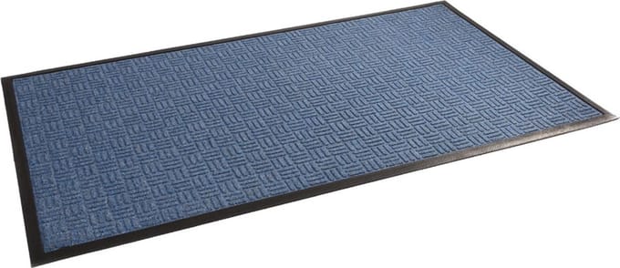 Rubbermagazijn - Deurmat voor binnen 150 x 90 cm - Blauw