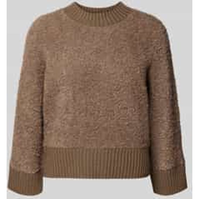 Gebreide pullover met ribboorden, model 'Pennan'